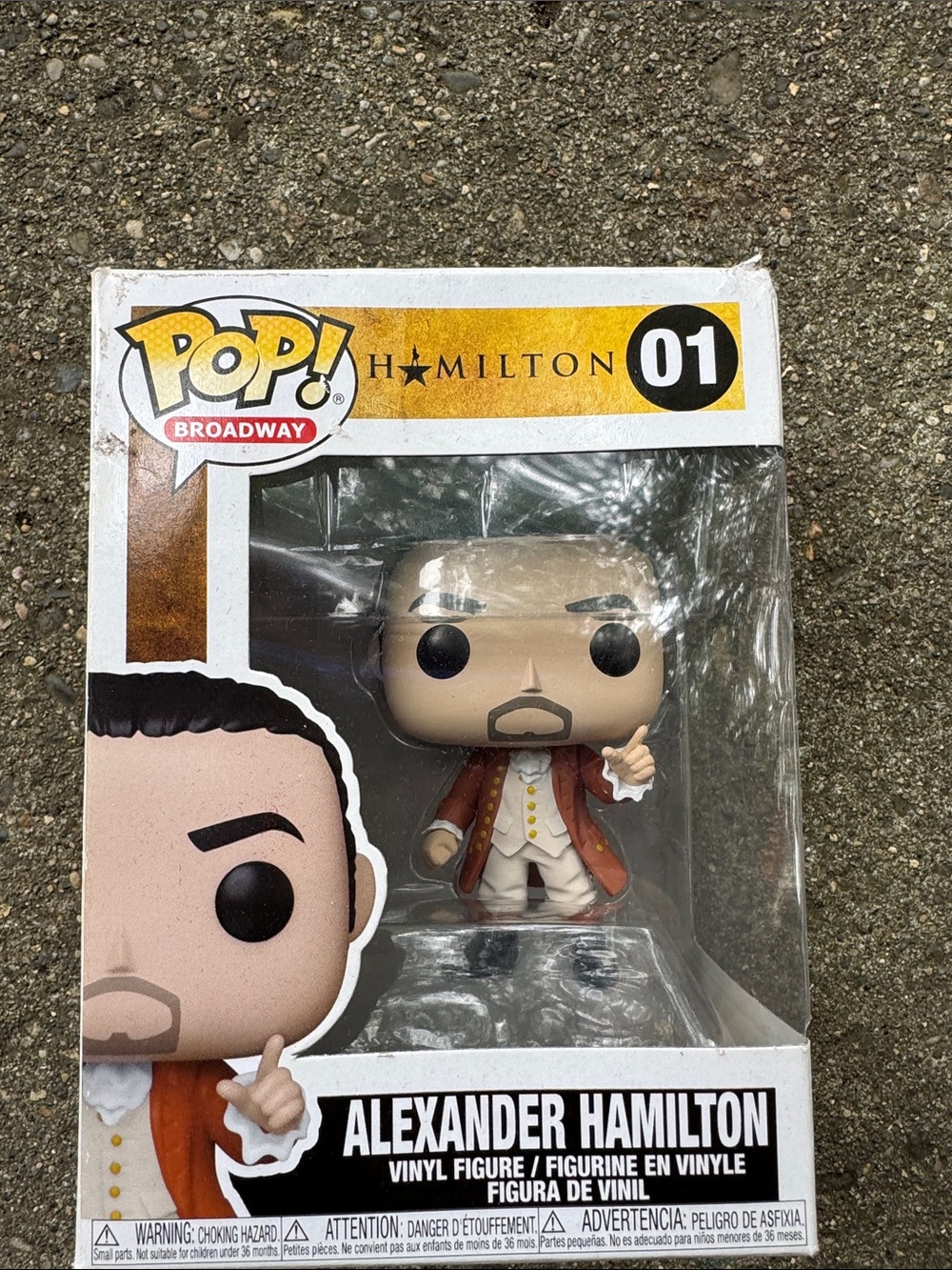 Funko Pop! Hamilton Vinyl Figure - White, Brown & Gold